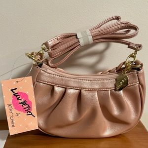 Luv Betsey By Betsey Johnson Women's Cutie Blush Crossbody with Chain Detail